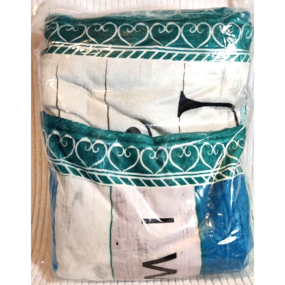 Throw Blanket Gift for Daughter, Birthday or Holiday- Blue n White, Pink NEW - Picture 9 of 9